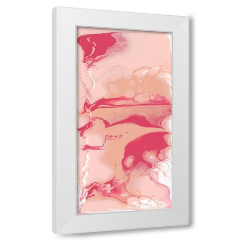 Bubble Flux II White Modern Wood Framed Art Print by Studio W