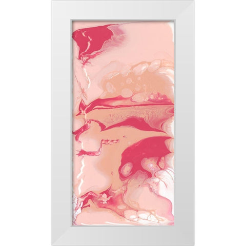 Bubble Flux II White Modern Wood Framed Art Print by Studio W