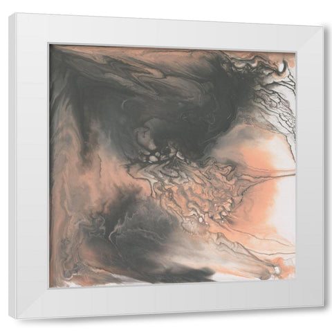 Frosty Pastels III White Modern Wood Framed Art Print by Studio W