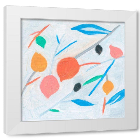 Ripening II White Modern Wood Framed Art Print by Wang, Melissa