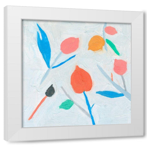 Ripening III White Modern Wood Framed Art Print by Wang, Melissa