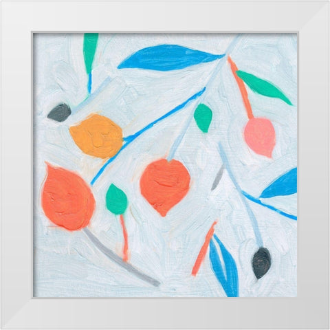 Ripening IV White Modern Wood Framed Art Print by Wang, Melissa