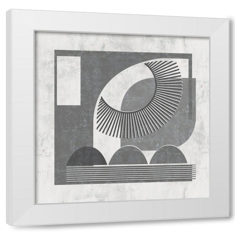 Day and Night IV White Modern Wood Framed Art Print by Wang, Melissa