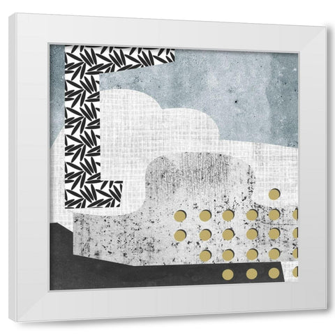 Winter Mood I White Modern Wood Framed Art Print by Wang, Melissa