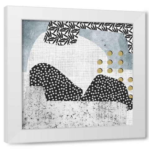 Winter Mood III White Modern Wood Framed Art Print by Wang, Melissa