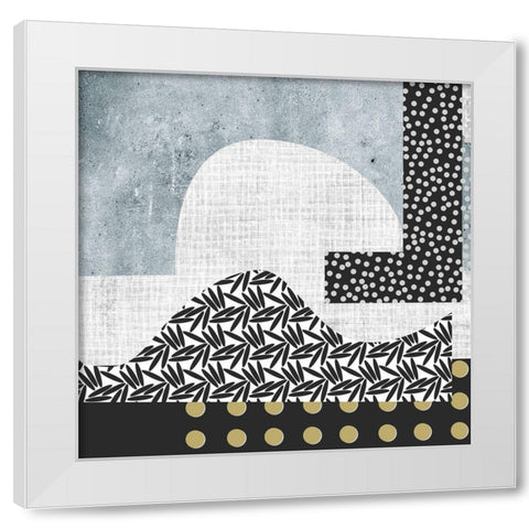 Winter Mood IV White Modern Wood Framed Art Print by Wang, Melissa