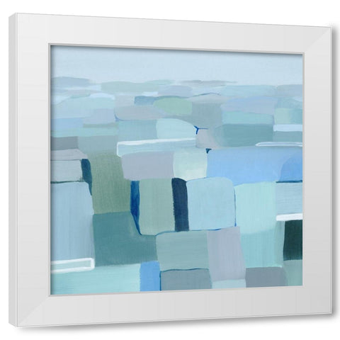 Wave Crest Abstract I White Modern Wood Framed Art Print by Popp, Grace