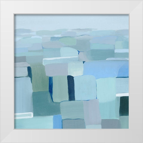 Wave Crest Abstract I White Modern Wood Framed Art Print by Popp, Grace