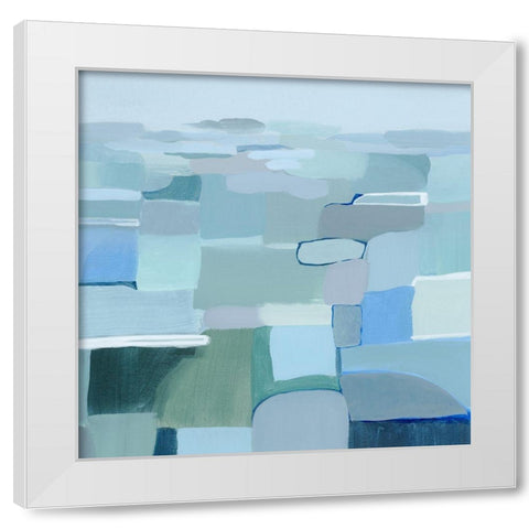 Wave Crest Abstract II White Modern Wood Framed Art Print by Popp, Grace