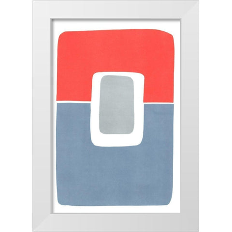 Primary Arches II White Modern Wood Framed Art Print by Delamater, Rob