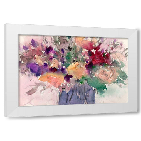 Wild Beauty I White Modern Wood Framed Art Print by Dixon, Samuel