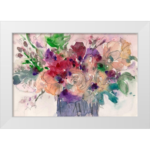 Wild Beauty II White Modern Wood Framed Art Print by Dixon, Samuel