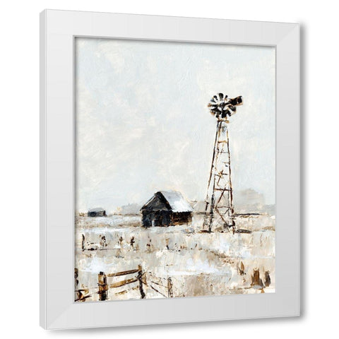 Rustic Prairie II White Modern Wood Framed Art Print by Harper, Ethan