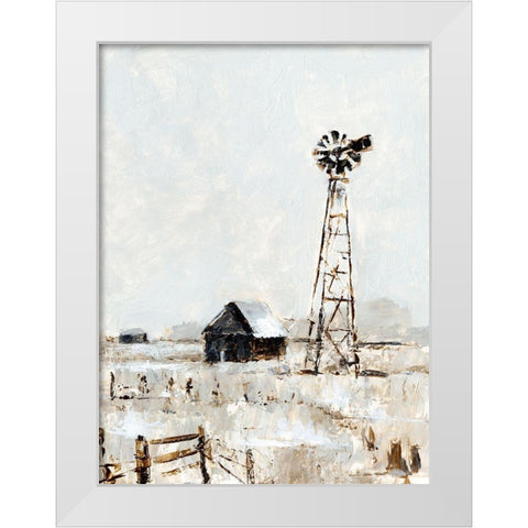 Rustic Prairie II White Modern Wood Framed Art Print by Harper, Ethan