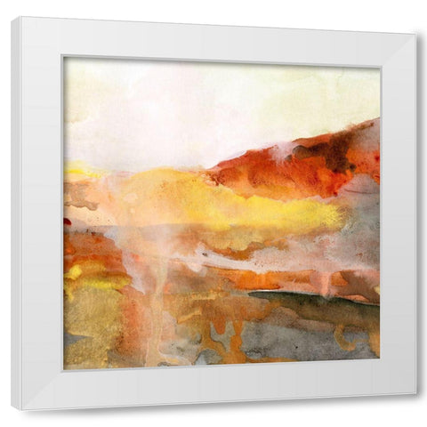 Merging Mantle II White Modern Wood Framed Art Print by Warren, Annie