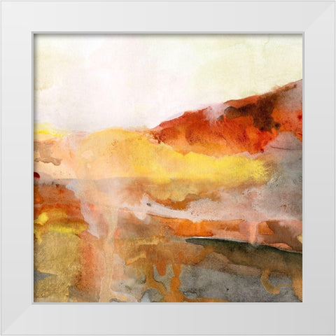 Merging Mantle II White Modern Wood Framed Art Print by Warren, Annie