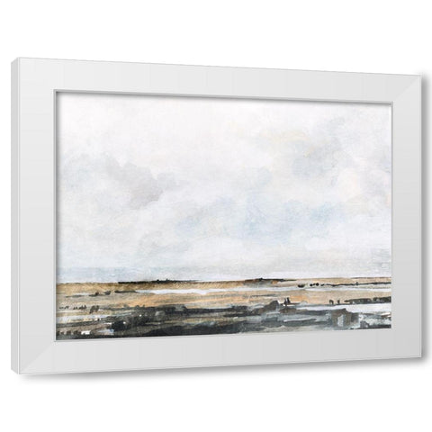 Ocean Inlet II White Modern Wood Framed Art Print by Caroline, Emma