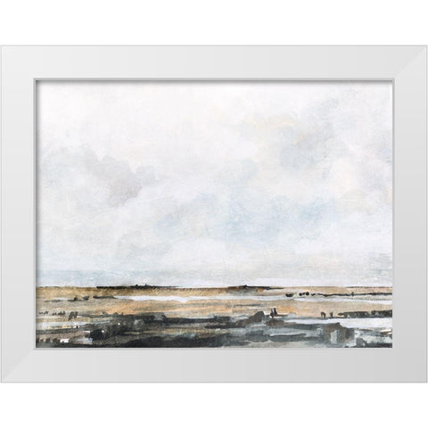 Ocean Inlet II White Modern Wood Framed Art Print by Caroline, Emma