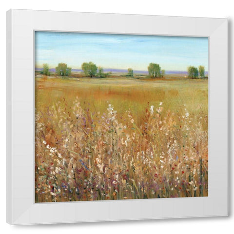 Abundance of Wildflowers I White Modern Wood Framed Art Print by OToole, Tim