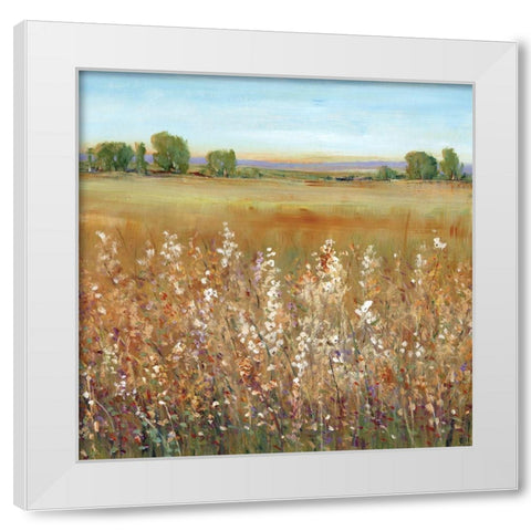 Abundance of Wildflowers II White Modern Wood Framed Art Print by OToole, Tim