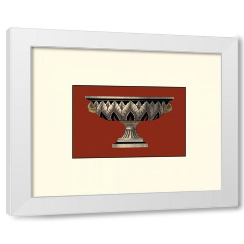 Small Antique Vase IV White Modern Wood Framed Art Print by Antonini, Da Carlo