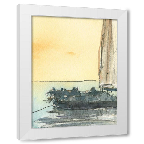 Kent Island I White Modern Wood Framed Art Print by Dixon, Samuel