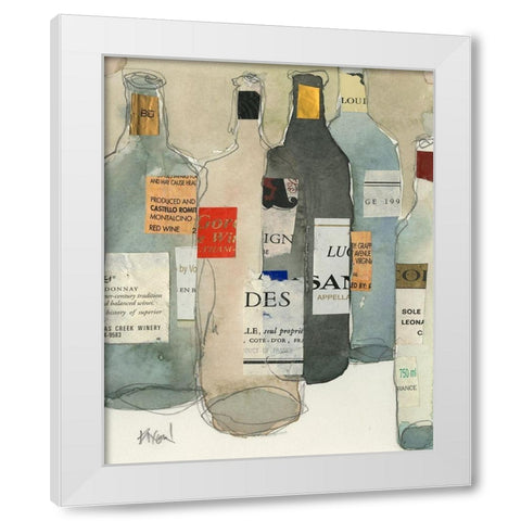 Wine Bar Moment I White Modern Wood Framed Art Print by Dixon, Samuel