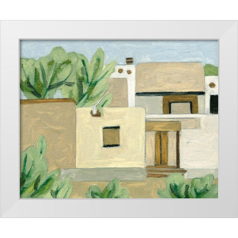 Hidden Land I White Modern Wood Framed Art Print by Wang, Melissa