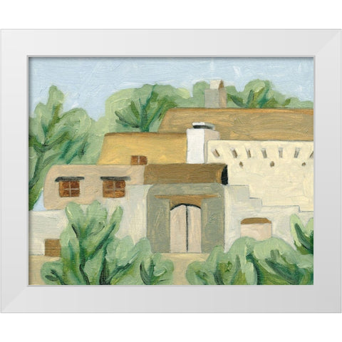 Hidden Land II White Modern Wood Framed Art Print by Wang, Melissa