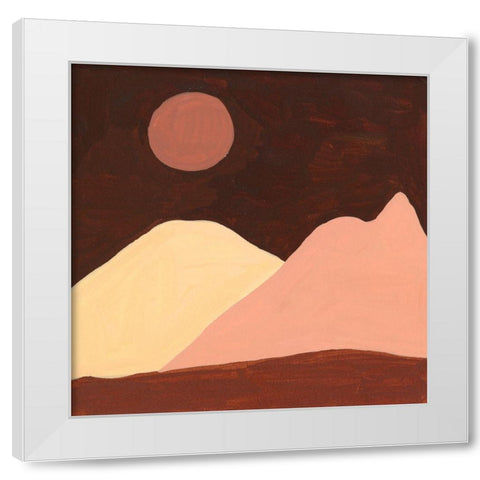 Late Summer II White Modern Wood Framed Art Print by Wang, Melissa