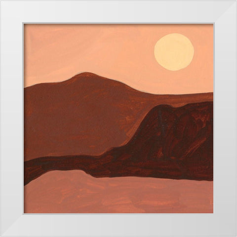 Late Summer III White Modern Wood Framed Art Print by Wang, Melissa