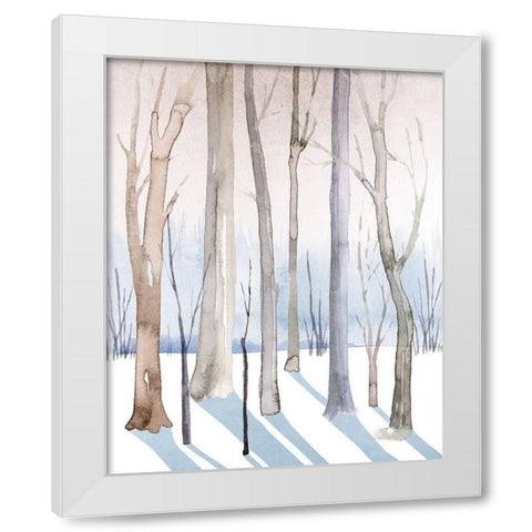 Woodland Whisper I White Modern Wood Framed Art Print by Popp, Grace