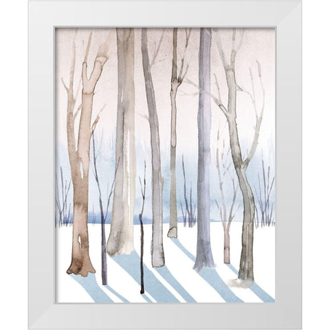 Woodland Whisper I White Modern Wood Framed Art Print by Popp, Grace
