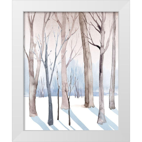 Woodland Whisper II White Modern Wood Framed Art Print by Popp, Grace