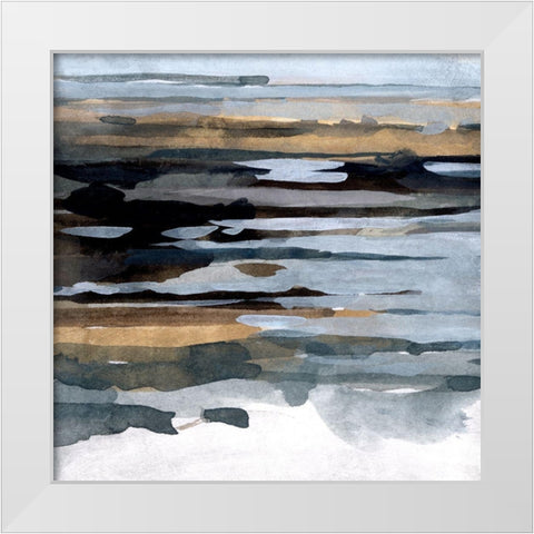 Fall Reflections II White Modern Wood Framed Art Print by Caroline, Emma