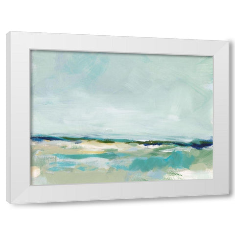 East Coast I White Modern Wood Framed Art Print by Long, Christina