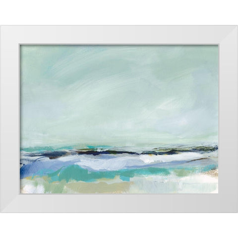 East Coast II White Modern Wood Framed Art Print by Long, Christina