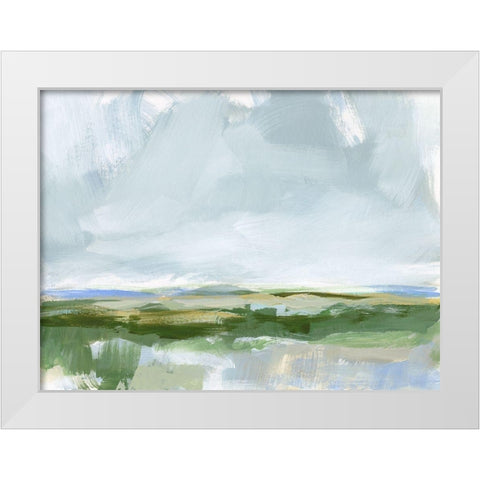 Soft Winds I White Modern Wood Framed Art Print by Long, Christina