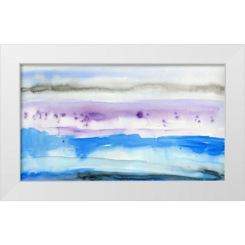 Stardust Memories II White Modern Wood Framed Art Print by Ludwig, Alicia