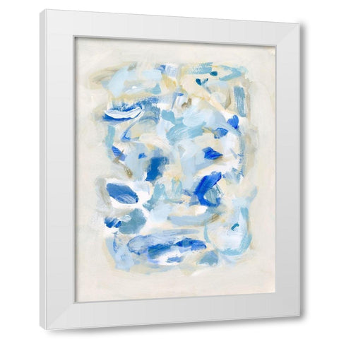 Tinted Abstract II White Modern Wood Framed Art Print by Long, Christina