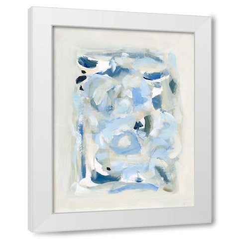 Tinted Abstract III White Modern Wood Framed Art Print by Long, Christina