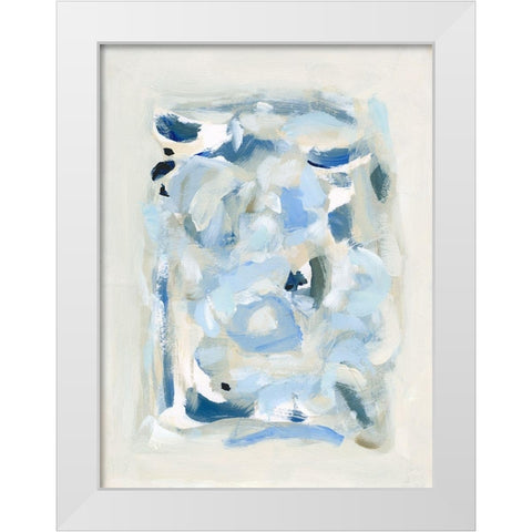 Tinted Abstract III White Modern Wood Framed Art Print by Long, Christina