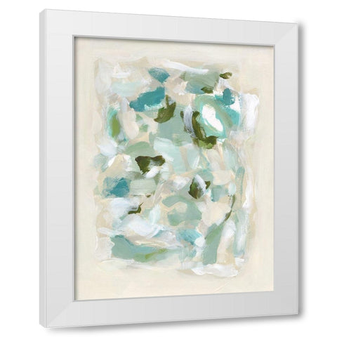 Tinted Abstract V White Modern Wood Framed Art Print by Long, Christina