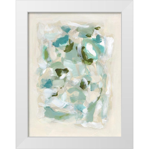 Tinted Abstract V White Modern Wood Framed Art Print by Long, Christina