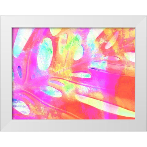 Summer Cheerfulness I White Modern Wood Framed Art Print by Bane, Eva