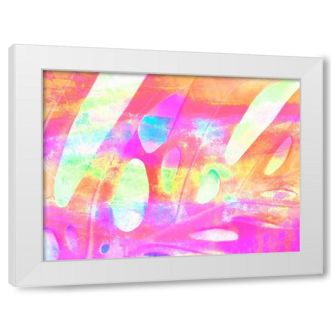 Summer Cheerfulness II White Modern Wood Framed Art Print by Bane, Eva