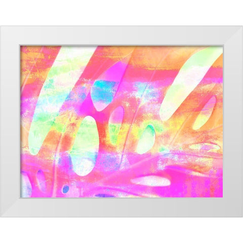 Summer Cheerfulness II White Modern Wood Framed Art Print by Bane, Eva