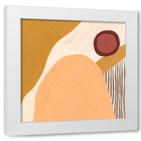 Desert Sun II White Modern Wood Framed Art Print by Wang, Melissa