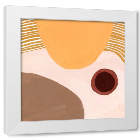 Desert Sun IV White Modern Wood Framed Art Print by Wang, Melissa