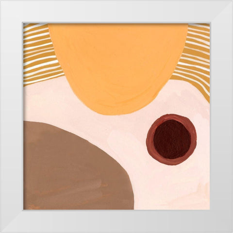 Desert Sun IV White Modern Wood Framed Art Print by Wang, Melissa